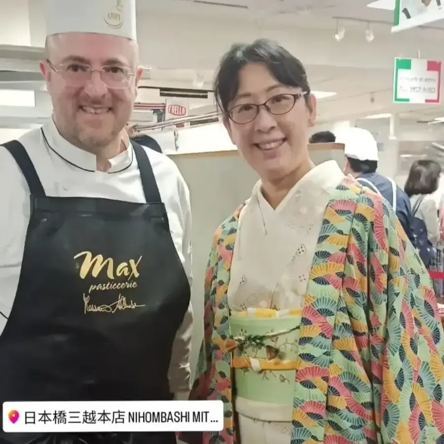 Max Albanese, Ambassador of Tiramisù in Japan, Isetan Mitsukoshi, Tokyo, May 2023