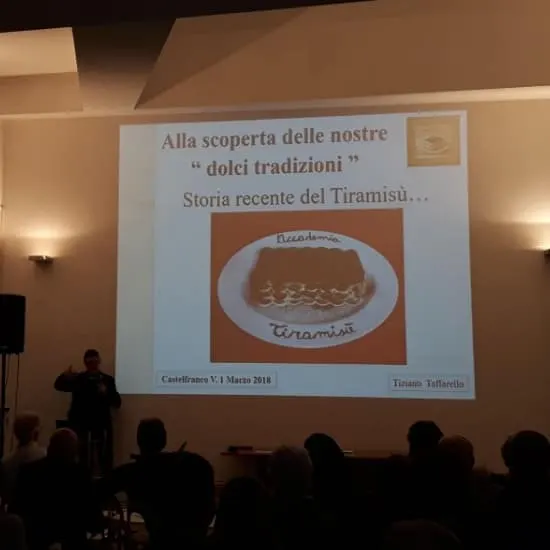 Tiziano Taffarello, founder of the Accademia del Tiramisù, presents the recent history of Tiramisù