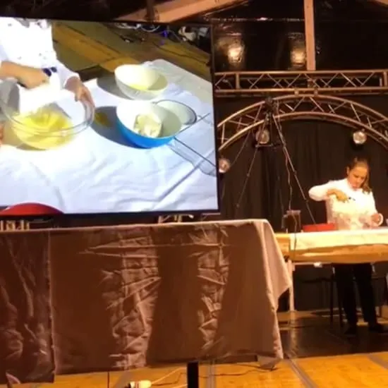 Ludovica Barisan shows how the Tiramisù of Treviso is made