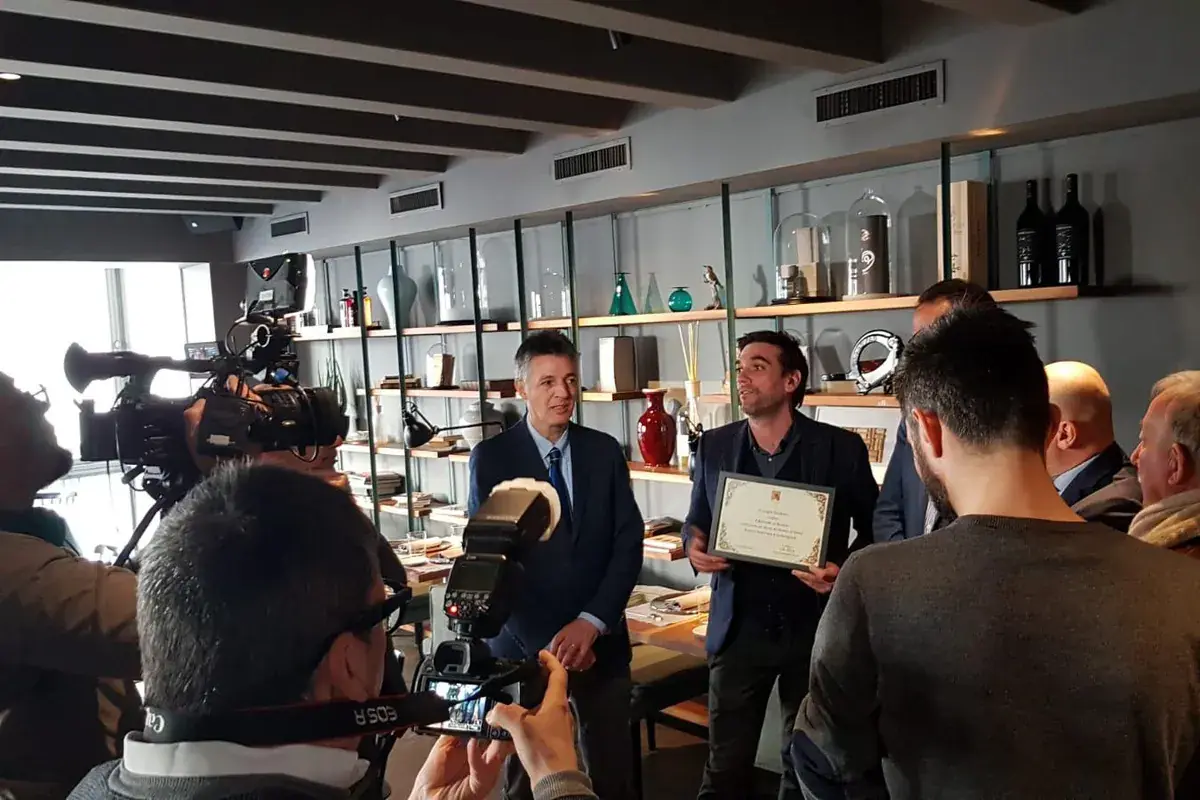 The Accademia del Tiramisù awards its recognition to Ristorante Le Beccherie