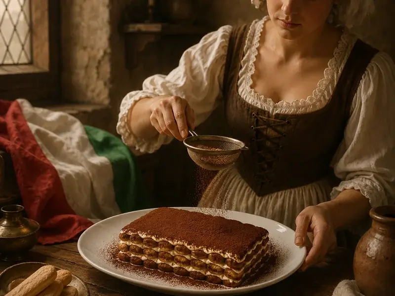 Tiramisù as an Italian patriotic symbol