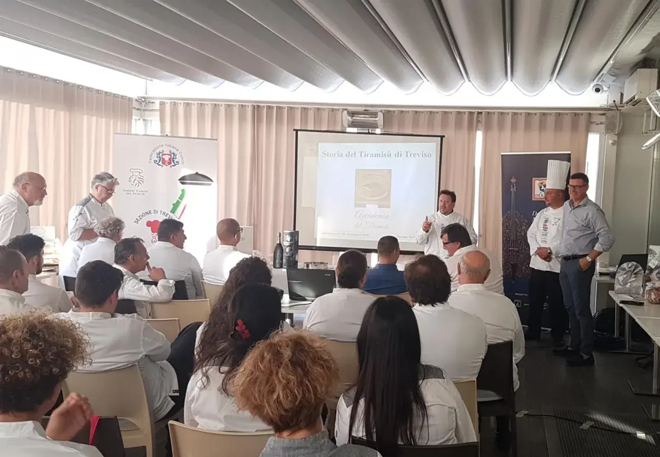 Participants at the Academy's Magister Tiramisù course