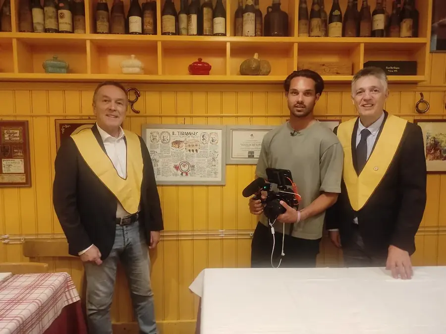 Treviso, May 2025: filming with the French television channel Arte.tv