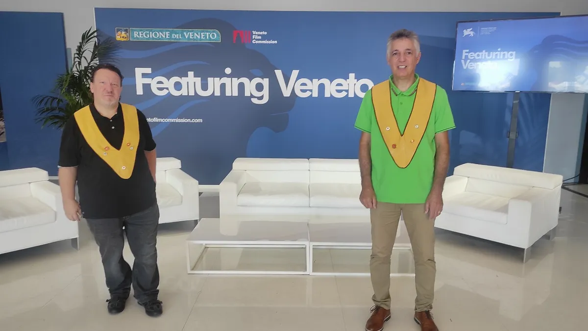 Members of the Accademia del Tiramisù at the Venice International Film Festival 2026