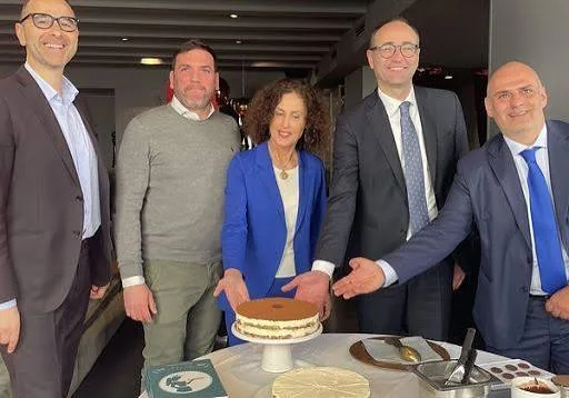 The celebration of the PAT recognition for the Tiramisù of Treviso, March 2024